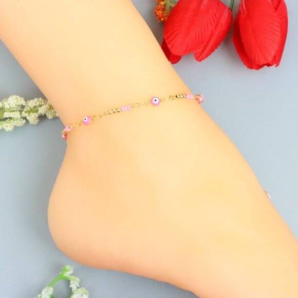 Handmade Anklet – A Stylish Choice for Women, Thoughtful Gift Idea, EVCH1868 - Picture 4 of 10